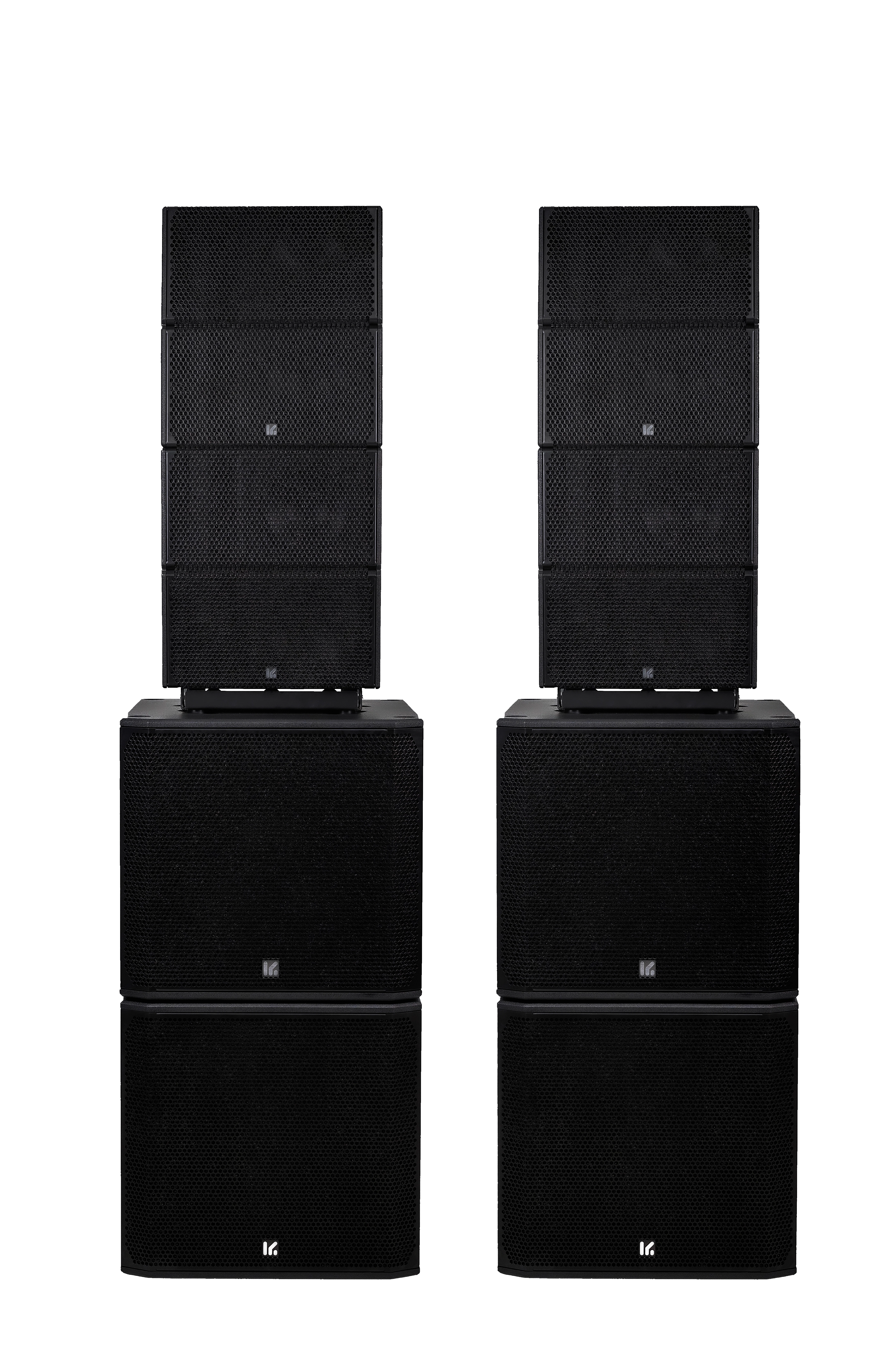 Sistema estéreo D-AR4 en configuración ground stack