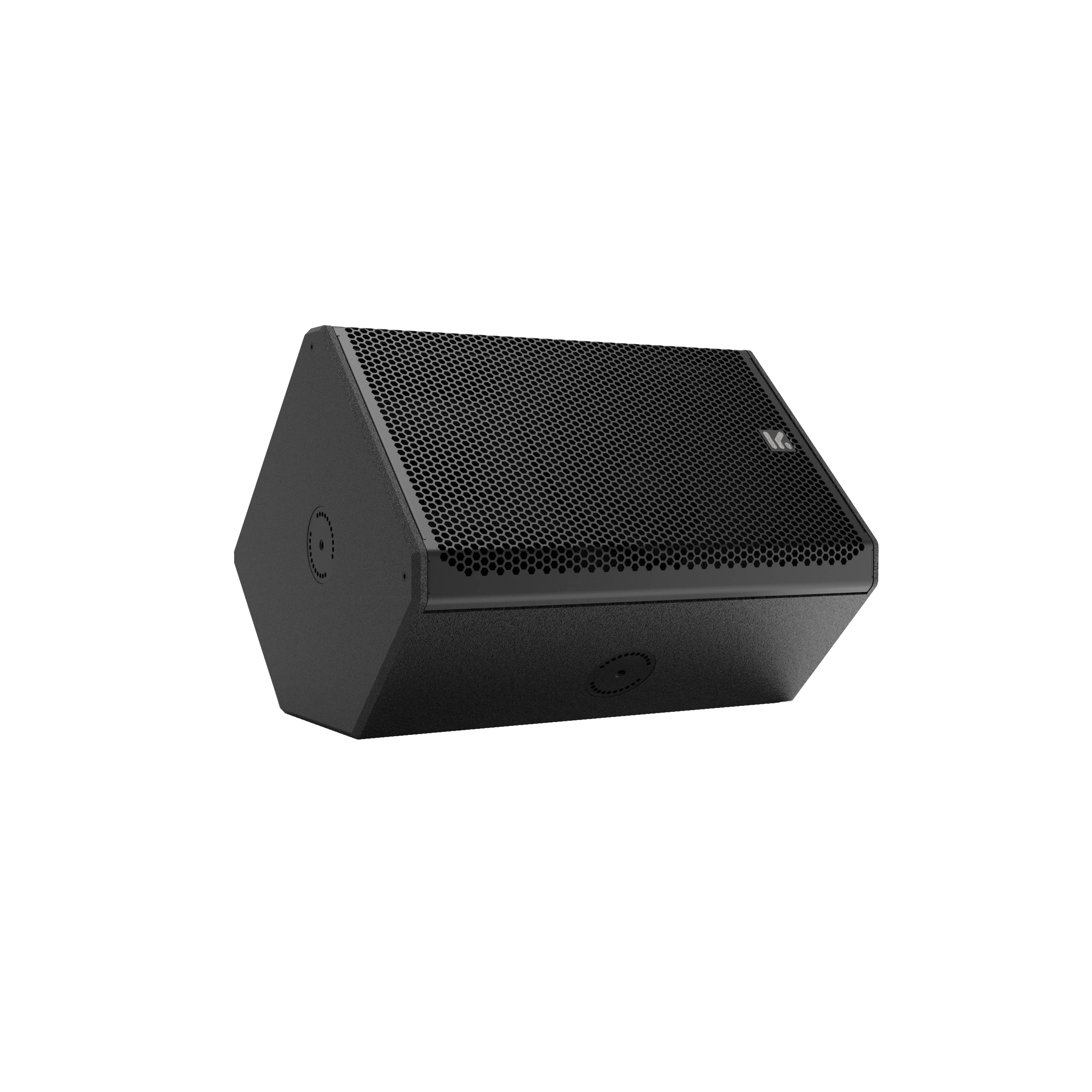 Altavoz NT12 como monitor de escenario, vista frontal en tres cuartos