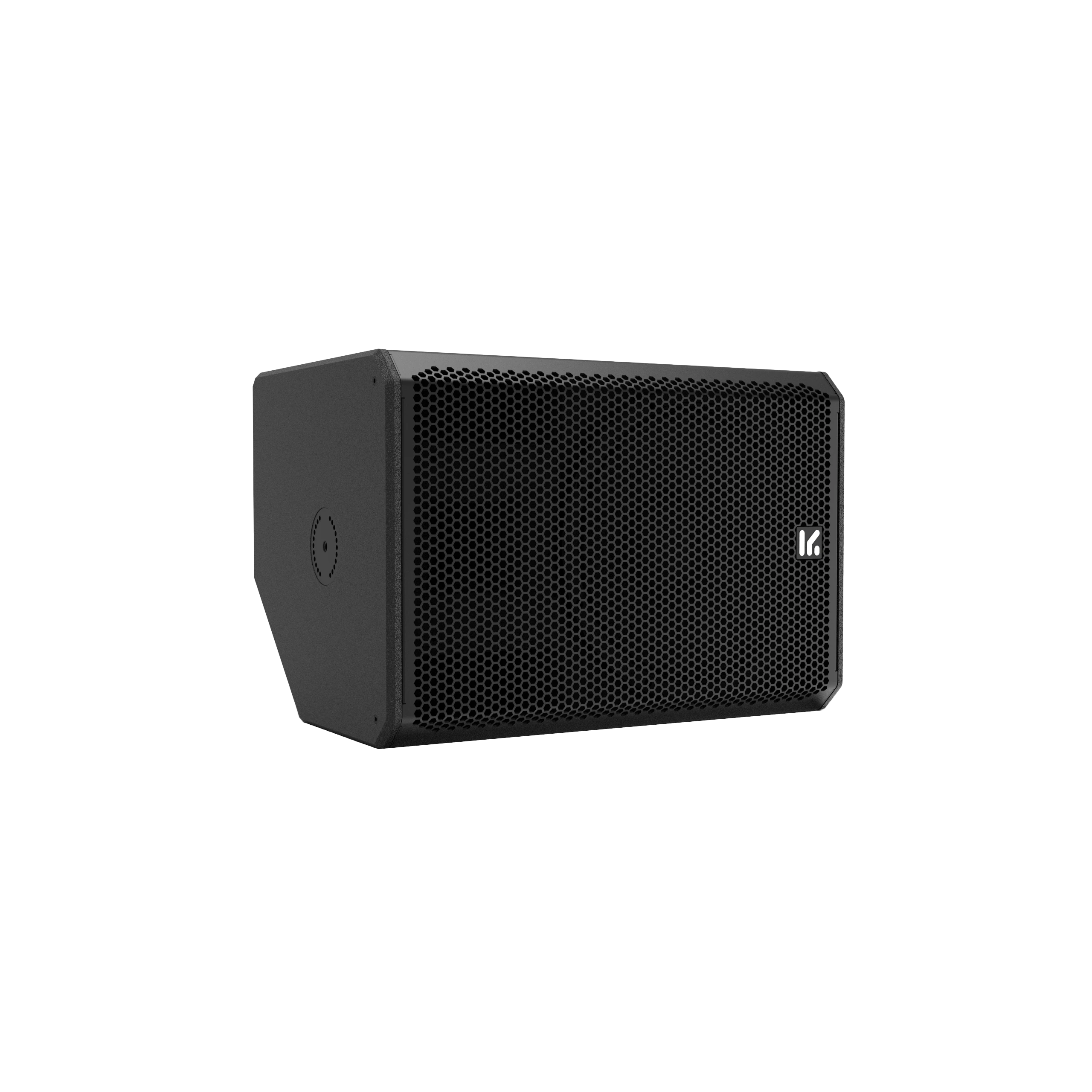 Altavoz NT12 en posición horizontal, vista frontal en tres cuartos