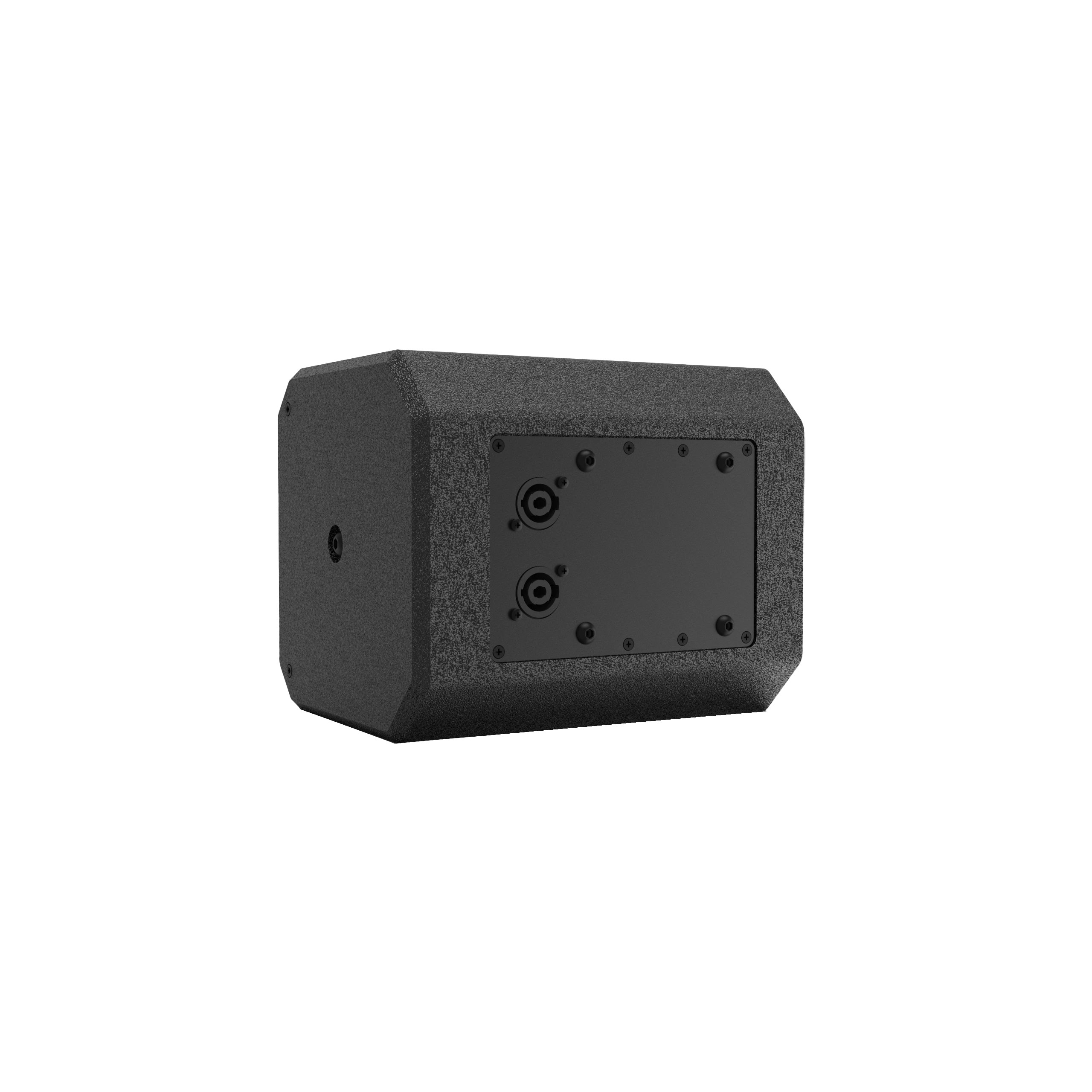 Panel posterior con conectores SpeakON del altavoz NT5